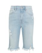 Frame Le Vintage Bermuda Shorts Light Blue Denim 26