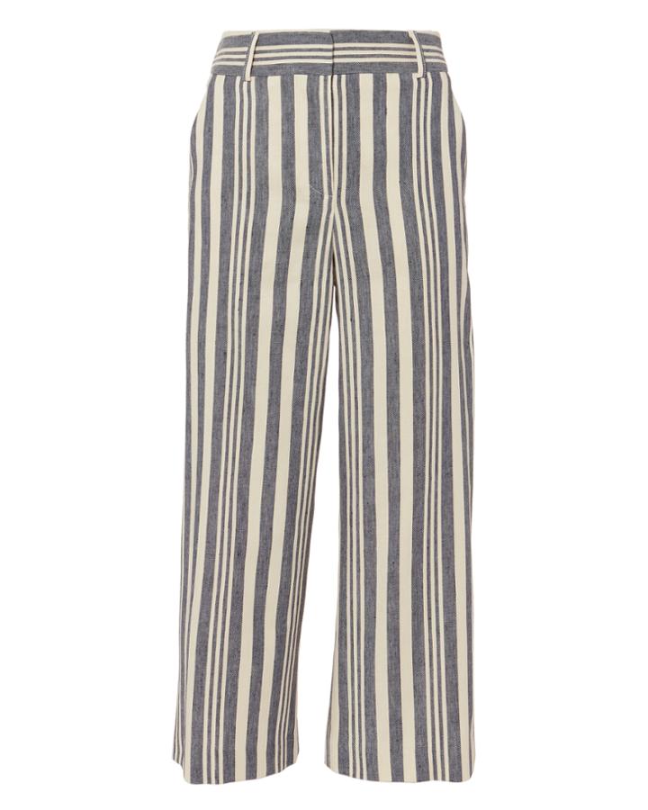 Veronica Beard Oscar Gaucho Pants White Zero