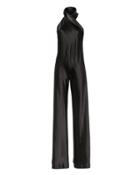Galvan Asymmetric Sash Jumpsuit Black 36
