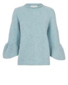 3.1 Phillip Lim Ruffle Sleeve Sweater Blue L