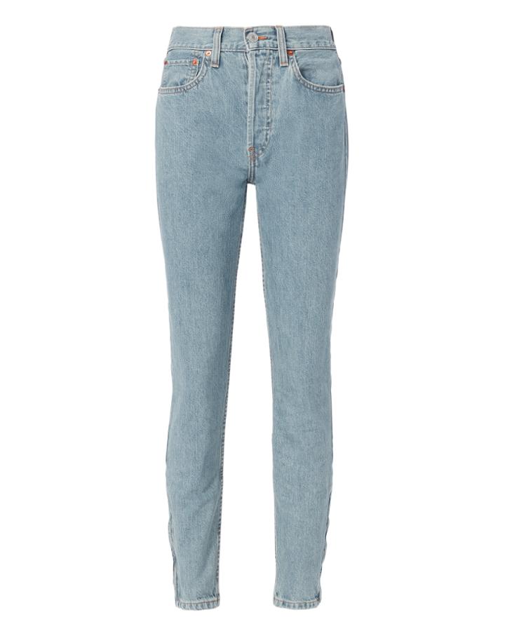 Intermix Re/done High-rise Straight Leg Jeans Denim 24