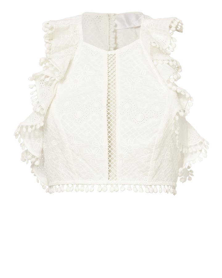 &quot;zimmermann Flutter Bodice Top&quot;