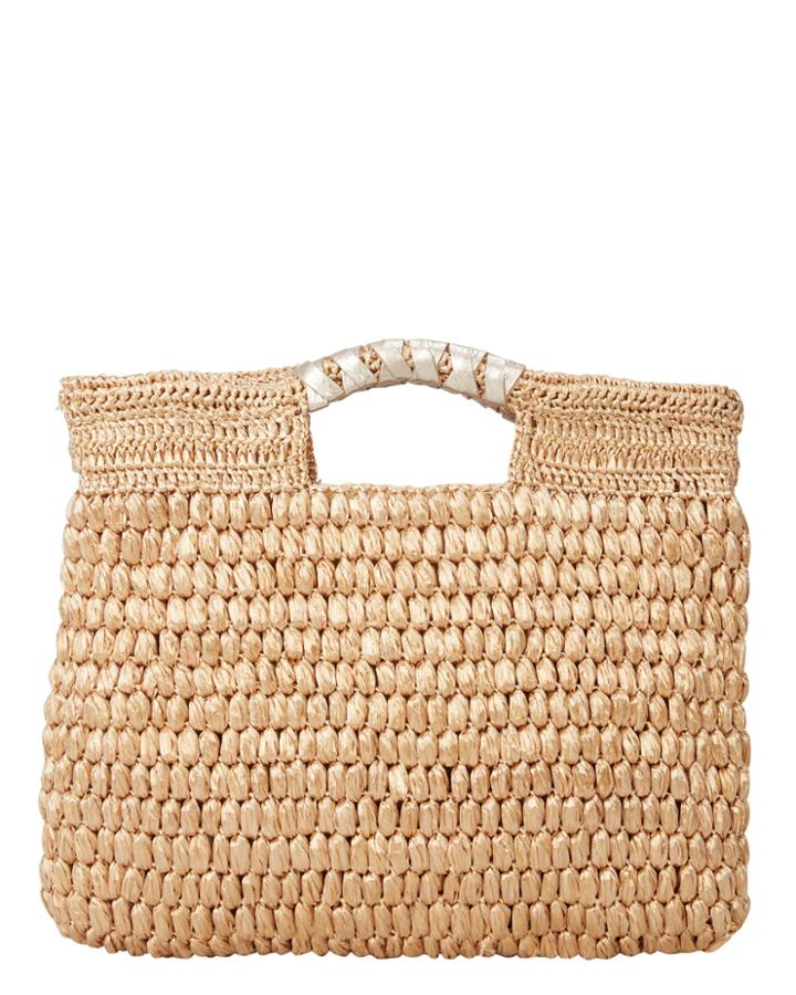 Carrie Forbes Bilbo Raffia Tote Tan 1size