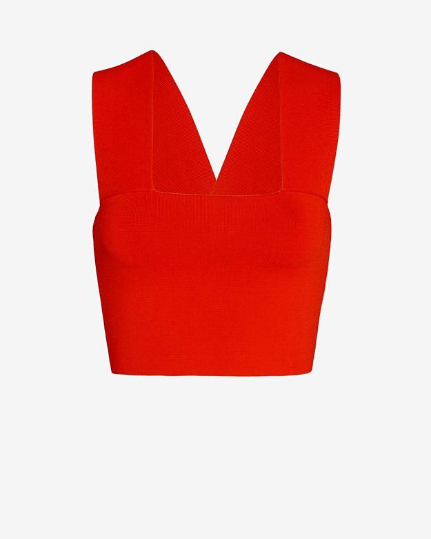A.l.c. Ali Crop Tank: Red