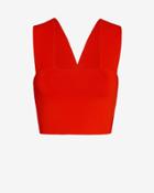 A.l.c. Ali Crop Tank: Red