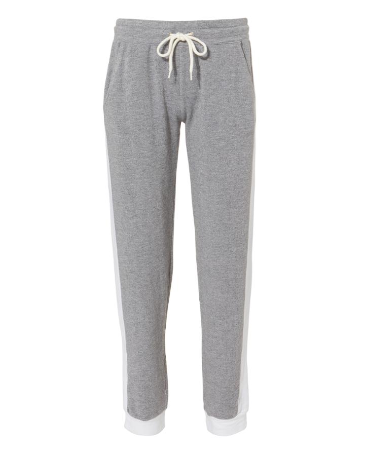 Monrow Colorblock Sporty Sweatpants Grey P