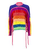 Spencer Vladimir Rainbow Handknit Sweater