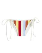 Solid & Striped Amber Striped Bikini Bottoms White/stripes S