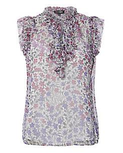 Exclusive For Intermix Dani Flutter Sleeve Top