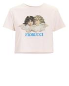 Fiorucci Vintage Angels Cropped Pink T-shirt Pink S