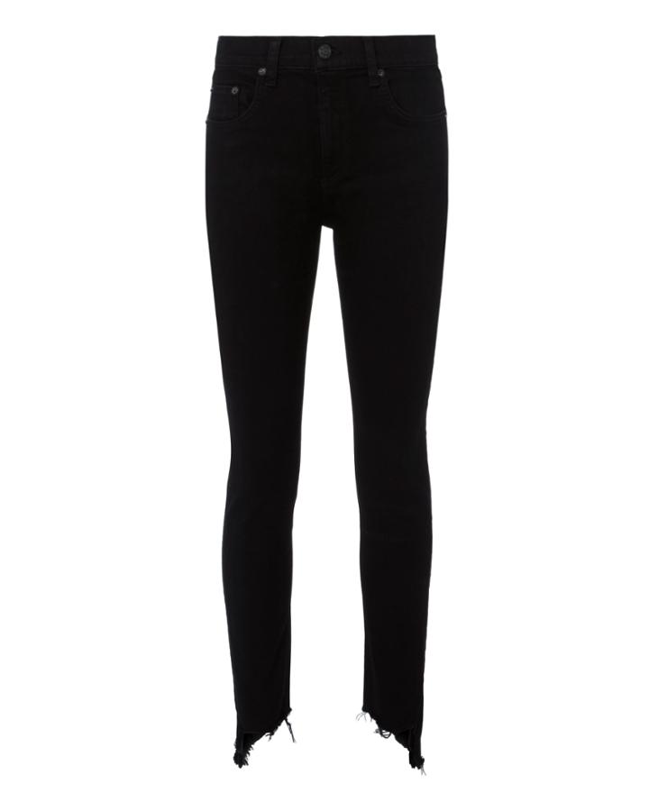 Rag & Bone High-rise Destroyed Capri Hem Skinny Jeans