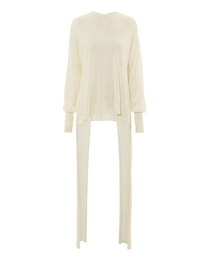 Esteban Cortazar Cash Scarf Sweater Ivory P