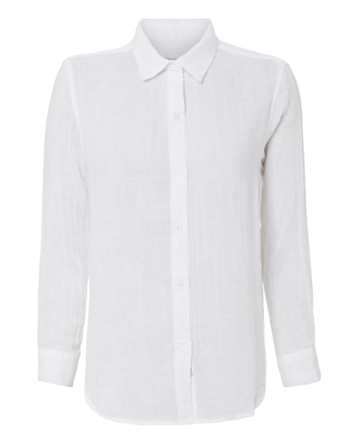 Rails Sydney White Button Down Shirt White P