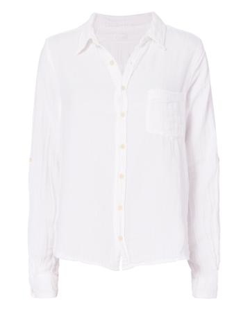 Shirt By Cp Shades Double Gauze Button Down Top