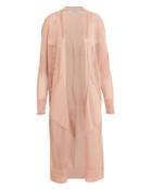 Cushnie Et Ochs Cushnie Blush Lurex Cardi Duster Pink S