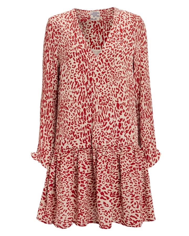 Baum Und Pferdgarten Alda Printed Mini Dress Red/white 42