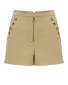 Exclusive For Intermix Intermix Selma Grommet Shorts Beige Zero