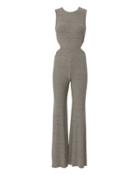 Enza Costa Ribbed Knit Jumpsuit