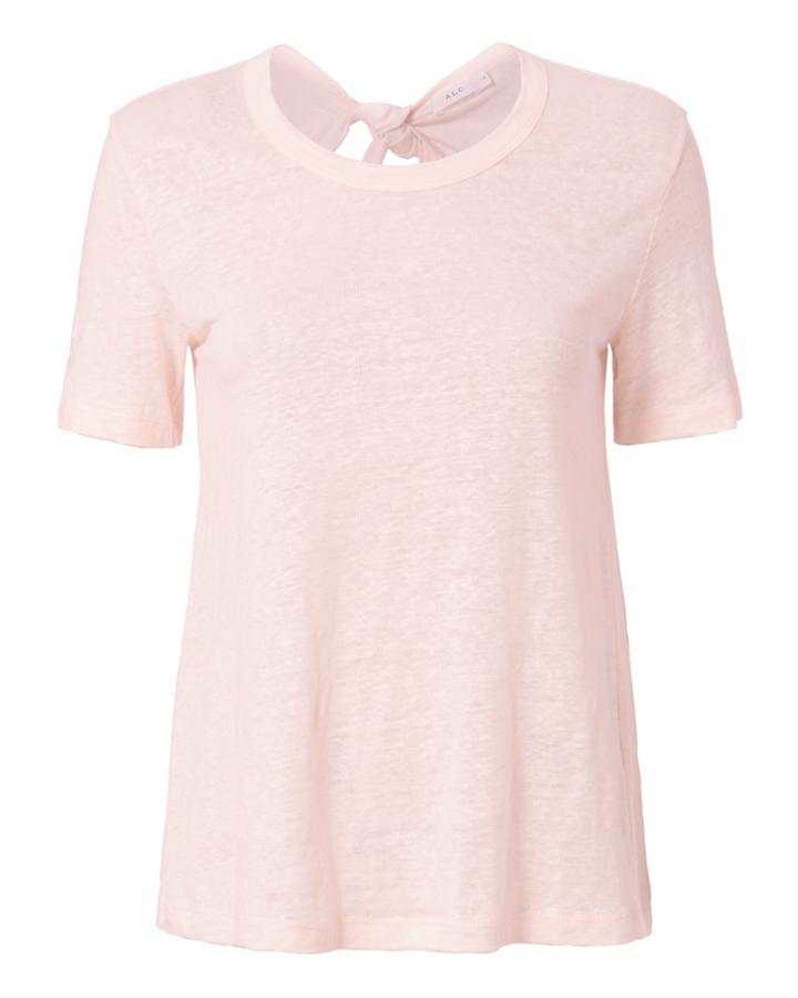 A.l.c. Leigh Tie Back Pale Tee