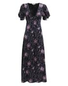 Love Shack Fancy Loveshackfancy Delaney Floral Dress Dark Floral S