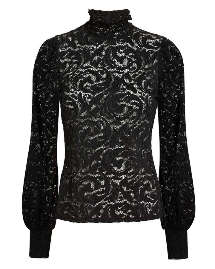 L'agence Samara Lace Top Black P