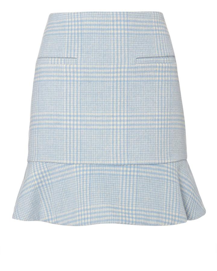 Ganni Woodside Mini Skirt Blue-lt 40