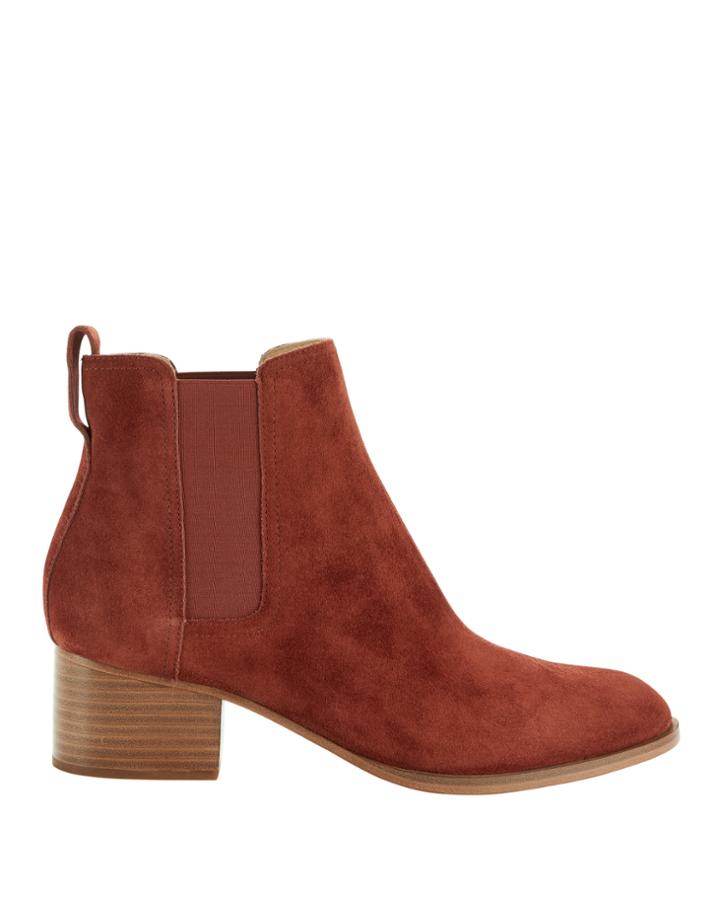 Rag & Bone Walker Rust Suede Booties
