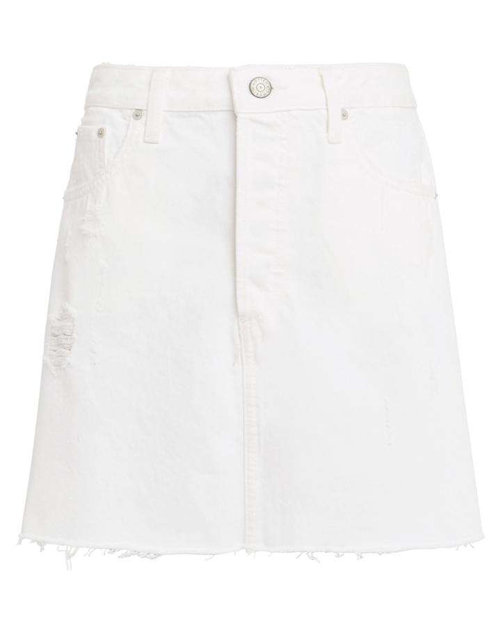 Boyish Jeans Corey Denim Skirt White 24