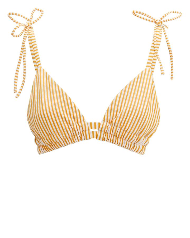 Montce Swim Paula Bikini Top Marigold/stripe S