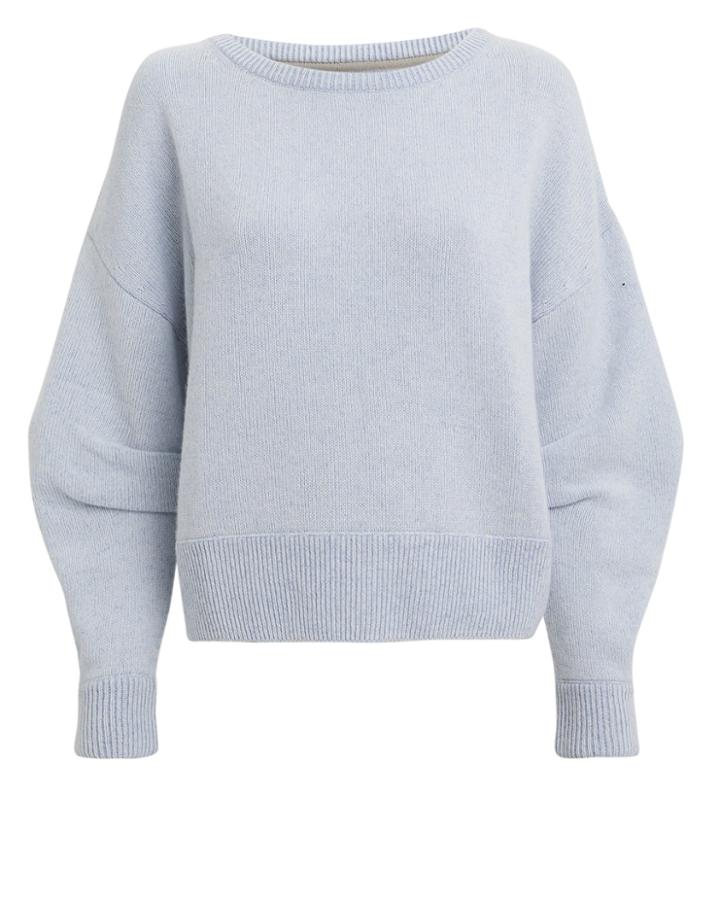Brochu Walker Alta Skylar Cashmere Blue Sweater Light Blue M