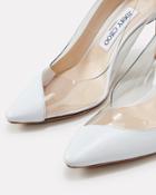 Jimmy Choo Romy Pvc Pumps White/clear 39