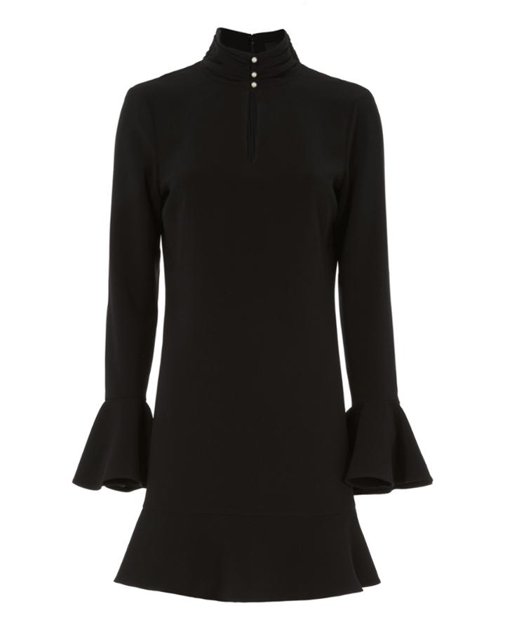 &quot;exclusive For Intermix Kiki Faux Pearl Button Neckline Dress&quot;