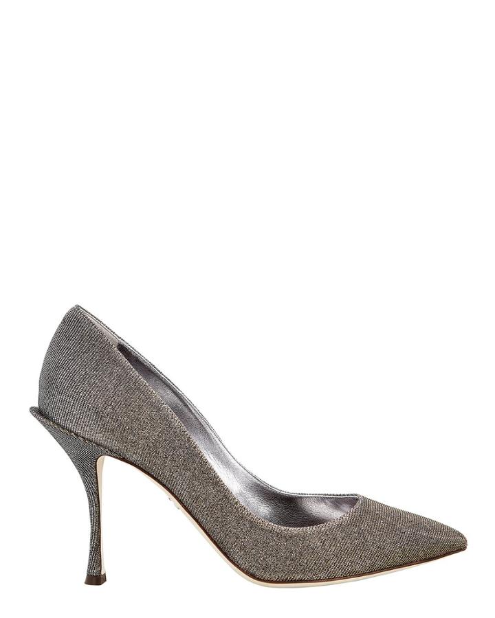 Dolce & Gabanna Dolce & Gabbana Silver Metallic Pumps Silver 36
