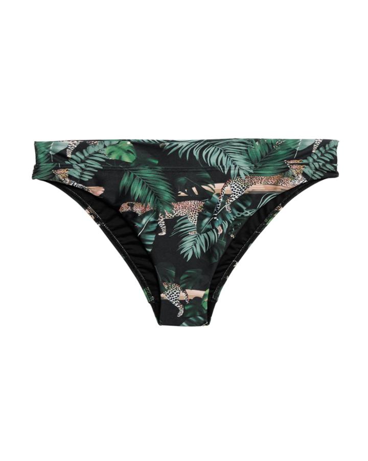 Suboo Xenia High Waisted Bikini Bottoms Black/floral M