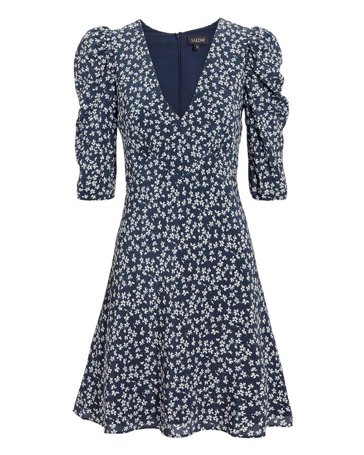 Saloni London Saloni Colette Mini Dress Multi Zero