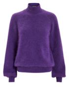 Alberta Ferretti Purple Mohair Sweater Purple 40