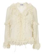 Koche Ruffle-trimmed Silk Blouse White 2 36