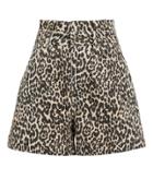 Notes Du Nord Kayla Leopard Shorts Leopard 34