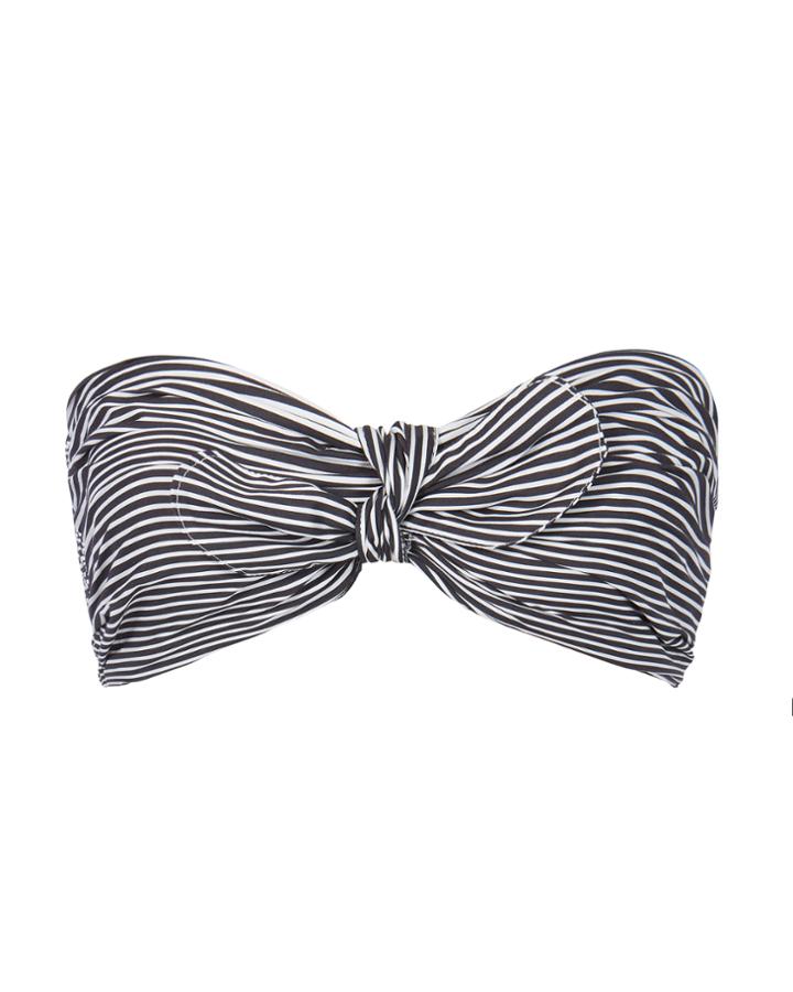 Holy Caftan Tropez Bandeau Top Blk/wht 38