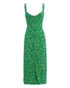 Faithfull The Brand Este Sleeveless Midi Dress Green/floral M