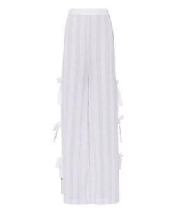 Jonathan Simkhai Side Tie Voile Pants