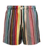 Monse Rainbow Striped Shorts Rainbow Stripe M