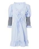 Ganni Charron Mini Dress Blue-lt 36