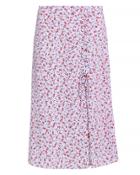 Exclusive For Intermix Intermix Gwen Printed Skirt Lilac Floral Zero