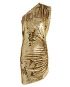 Iro Exciter Sequin Mini Dress Gold 34