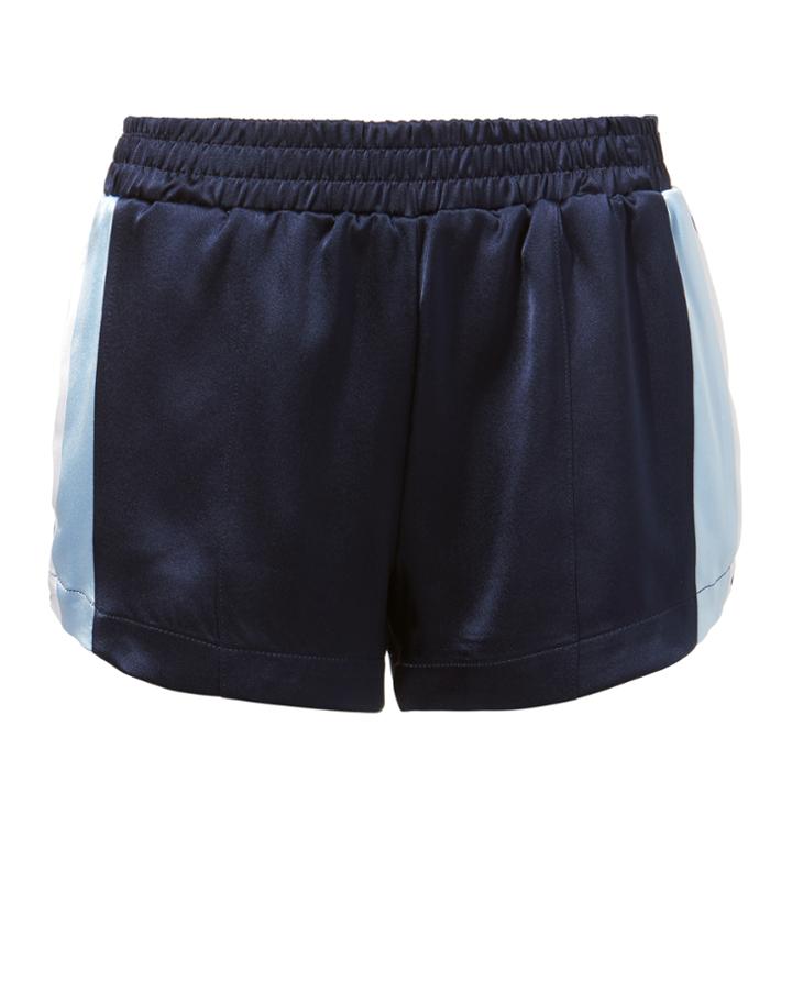 St. Roche Striped Running Shorts Navy S