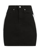 Calvin Klein Jeans Striped Mini Skirt Black/white 30