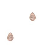 Ela Rae Pear Rose Gold Studs