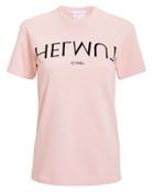 Helmut Lang Logo Hack T-shirt Pink S