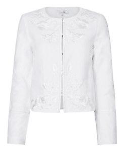 Exclusive For Intermix Julia Embroidered Linen Jacket